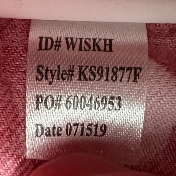 Kate Spade 3 Piece Flannel Red & Pink Polka Dot Pajama Set. Size Large. NWT. - Picture 12 of 14